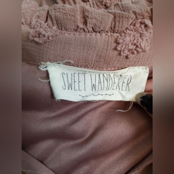 Sweet Wanderer swiss dot flounce dress - Picture 2 of 6